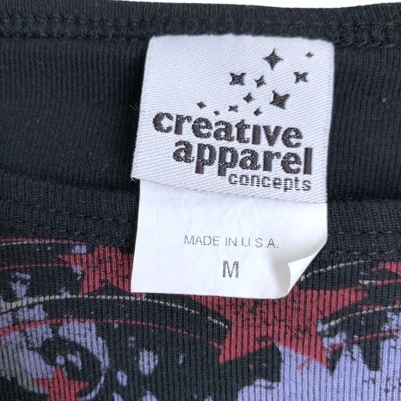 VTG Chicago Womens Shirt by Creative Apparel Concepts Size Medium Y2K Crystals - Picture 3 of 8